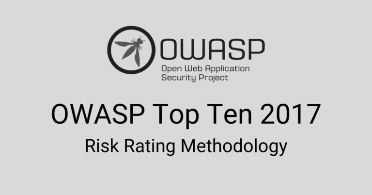 OWASP Top Ten – Risk Rating